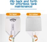 Flipper Platinum Aquarium Algae Scraper (12", Nano) - Aquarium Glass Cleaner Tool with Serrated Blade - Algae Remover for Fish Tank Scraper for Glass Aquariums and Acrylic Tanks - Image 4