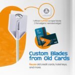 Flipper Platinum Aquarium Algae Scraper (12", Nano) - Aquarium Glass Cleaner Tool with Serrated Blade - Algae Remover for Fish Tank Scraper for Glass Aquariums and Acrylic Tanks - Image 8