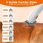 Dog Grooming Vacuum, Dog Grooming Kit with Pet Clippers, 12,000Pa Pet Hair Vacuum Pet Grooming Vacuum for Dogs, Dog Vacuum for Shedding Grooming, Low Noise Dog Shedding Brush Pet Vacuum, PG10 - Image 7