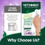 Vet's Best Ear Relief Finger Wipes | Ear Cleansing Finger Wipes for Dogs | Sooths & Deodorizes | 50 Disposable Wipes - Image 5