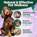 Vet's Best Ear Relief Finger Wipes | Ear Cleansing Finger Wipes for Dogs | Sooths & Deodorizes | 50 Disposable Wipes - Image 8