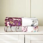 Feelyou Horse Flannel Fleece Throw Blanket Baby 30"x40" Kids, Flral Flower All Season Bed Blanket for Sofa Couch, Horseshoe Western Fuzzy Blanket, Plush Blanket Room Decor - Image 5