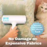 DELOMO Pet Hair Remover - Lint Roller for Pet Hair - Cat and Dog Hair Remover for Couch, Furniture, Carpet, Car Seat, Reusable Roller with Self-Cleaning Base - Upgraded Animal Fur Removal Tool - Image 3