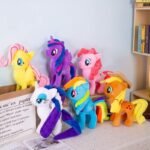 Little Horse Plush Toy 20cm Friendship Movie Feature Character Doll Action Figure Model Toy (Twilight Sparkle) - Image 4