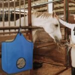 Horse Hay Bag with Metal Snap Fastener, Hay Bag Feeder Sack Storage Bag for Horse Cow Goats Donkey Cattle Rabbit - Image 6