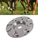 Sanpyl Livestock Hoof Trimming Disc, Steel Horses Hoof Trimming Disc Plate with 8 Teeth, Professional Sheep Cattles Horses Cow Hoof Trimming Grinding Disc, for Angle Grinder - Image 6
