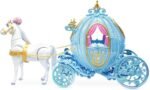 Disney Store Official Cinderella Classic Doll & Carriage Deluxe Set- Princess Toys - Doll Set with Pumpkin Carriage & Horse, Light-Up Features & Walking Horse, Perfect Princess Fans. - Image 5