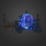Disney Store Official Cinderella Classic Doll & Carriage Deluxe Set- Princess Toys - Doll Set with Pumpkin Carriage & Horse, Light-Up Features & Walking Horse, Perfect Princess Fans. - Image 6