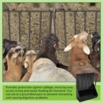 2 Pcs About 30 Gallons Hay Feeder Blanket Holder Wall Mount Heavy Duty Hay Feeder Hay Rack Goat Mineral Feeder - Image 6