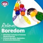 Super Bird Creations SB751 PVC Forager Bird Toy, Medium/Large Bird Size, 3” x 5” x 8” - Image 8