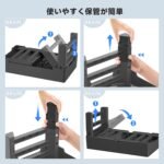 ELS PET Elevated Dog Bowls, Adjustable Raised Dog Bowls with No Spill Dog Water Bowl and Stainless Steel/Slow Feeder Dog Bowl, Dog Bowl Stand for Small Medium Large Dogs,Cats & Pets (Plastic) - Image 7