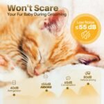 Small Dog Grooming Kit, 4 in 1 Electric Cordless Dog Paw Trimmer with Nail Grinder, Low Noise Dog Nail Trimmers, IPX7 Waterproof Small Dog Grooming Clippers for Paws, Ears, Face, Hip Hairl - Image 5