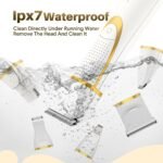 Small Dog Grooming Kit, 4 in 1 Electric Cordless Dog Paw Trimmer with Nail Grinder, Low Noise Dog Nail Trimmers, IPX7 Waterproof Small Dog Grooming Clippers for Paws, Ears, Face, Hip Hairl - Image 6