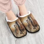 visesunny Slippers for Women Mens Funny Winter Warm Memory Foam Cotton Home Slippers Soft Plush Fleece Slip on House Slippers Unisex - Image 3