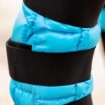 HORZE Pro Ice Boots for Horses, Therapy Gel Wraps with Adjustable Straps | 16.5" x 15.5" Pair with Storage Bag - Blue - One Size - Image 8
