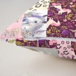 jejeloiu Horse Throw Pillow Covers 16"x16" Set of 2 Soft Kids, Flral Flower Decorative Throw Pillowcases Boys Girls, Horseshoe Western Pillow Cases Cushion Covers, Cushion Cases - Image 6