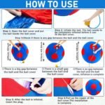 48 Inch Giant Herding Ball with Ball Cover Anti Burst Ball Please Watch VCR for How to Inflation Horse Toys for Horses Stall - Image 4