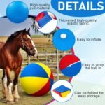 48 Inch Giant Herding Ball with Ball Cover Anti Burst Ball Please Watch VCR for How to Inflation Horse Toys for Horses Stall - Image 6