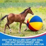 48 Inch Giant Herding Ball with Ball Cover Anti Burst Ball Please Watch VCR for How to Inflation Horse Toys for Horses Stall - Image 7
