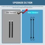 FEED GARDEN Adjustable Dog Car Barrier for SUVs,Vehicles, Trucks, Upgraded Universal-Fit Pet Divider Gate Large Pet Barrier for Cargo Area 36.6" to 60.6" Width Black - Image 5