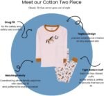 Leveret Kids Pajamas Boys & Girls Animal Prints 2 Piece Pajama Set 100% Cotton (Size 2-14 Years) - Image 7