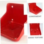 SUPVOX Lick Brick Box Horse Mounting Block Salt Fodder Feeder Mineral Salt Block Holder Cattle Salt Feeder Sheep Salt Feeder Deer Salt Lick Block Salt Block Tray Thicken Feeding Box Pe - Image 4