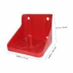 SUPVOX Lick Brick Box Horse Mounting Block Salt Fodder Feeder Mineral Salt Block Holder Cattle Salt Feeder Sheep Salt Feeder Deer Salt Lick Block Salt Block Tray Thicken Feeding Box Pe - Image 5