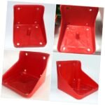 SUPVOX Lick Brick Box Horse Mounting Block Salt Fodder Feeder Mineral Salt Block Holder Cattle Salt Feeder Sheep Salt Feeder Deer Salt Lick Block Salt Block Tray Thicken Feeding Box Pe - Image 7