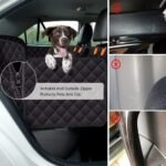 Dog Car Seat Cover for Back Seat, 100% Waterproof Dog Hammock for Car, 600D Scratchproof Nonslip Durable Dog Car Seat Cover with Mesh Window and Storage Pocket for Cars/Trucks/SUVs - Image 5