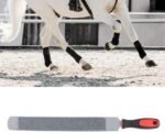 Horse Hoof Cleaning Tool Horse Hoof File, Durable Double Sided Farrier Tool Horse Hoof Rasp, for Clean up 's Hooves Horse - Image 3