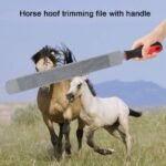 Horse Hoof Cleaning Tool Horse Hoof File, Durable Double Sided Farrier Tool Horse Hoof Rasp, for Clean up 's Hooves Horse - Image 7