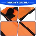 8 Pcs Mesh Fly Boots for Horse Breathable Mesh Horse Boots Protective Horse Leg Wraps Horse Leggings for Preventing Flies and Mosquitoes Bites (Orange, Yellow) - Image 6