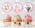 10 Pcs Baby Plastic Farm Animal Toy Figure Set for Toddler Kid 3-5 5-7 Cow Horse Goat Sheep Pig Donkey Goose Dog - Image 7