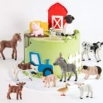 10 Pcs Baby Plastic Farm Animal Toy Figure Set for Toddler Kid 3-5 5-7 Cow Horse Goat Sheep Pig Donkey Goose Dog - Image 8