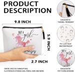 Horse Gifts for Women Horse,Horse Stuff Best Gifts for Horse Lovers,Horse Makeup Bag Funny Birthday Gifts for Women Niece Sisters Friend Horse Makeup Bag Travel Toiletry Bag - Image 3