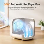 Automatic Cat Dryer Box 75L Extra Large Capacity Ultra Quiet Fast Pet Hair Drying Box Smart App Control Temperature and 360° Drying for Cats and Small Dogs - Image 4