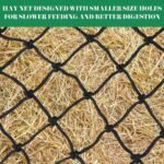 4 Pcs Hay Nets for Horses, Slow Feeder Hay Nets for Forses, Hay Nets for Horses Slow Feed, Hay Net for Goat Cattle Equine Horses Stalls Barn Supplies (Black, Yellow, Green, Blue) (4) - Image 6