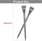 KUIDAMOS 250PCS Horseshoe Nails, Horseshoes Equipment Equestrian Sport Equipment Horse Training Supplies Tool 2.1 Inch E6 Hoof Nails for Horse Race - Image 7