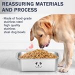 Stainless Steel Dog Bowls for Large Dogs, High Capacity Metal Dog Food Bowls, Dog Food and Water Bowls for Large, X-Large, and Big Dogs 1.25 Gallons - Image 7