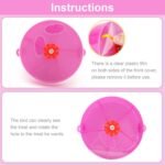 Bird Creative Foraging System Wheel Seed Food Ball Rotate Training Toy for Small and Medium Parrots Parakeet Cockatiel Conure (Purple) - Image 8