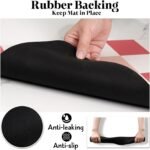 Dog Food Mats for Floors, Absorbent Quick Dry Pet Cat Food Mat, Dog Bowl Mats for Food and Water Dispenser Mat, Eco-Friendly Dog Accessories Pet Supplies 12"x20" - Image 7