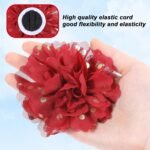 10 Pcs Dog Collar Flowers Chiffon Multi Color Dog Flower Bow Ties 4 Inch Puppy Charms Flower Collars for Puppy Collar Grooming Accessories - Image 4