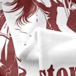 Western Farmhouse Cowboy Flannel Blanket Baby 30"x40",Retro Brown Boots Hats Southwest Horseshoe Flannel Sherpa Blanket for Boys Kids Teens,Tribal Cow Skull Fuzzy Blanket,Rustic Style Blanket - Image 6