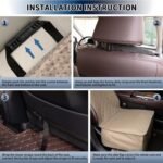 PureFit Waterproof Pet Car Seat Covers Scratch-Proof Front Seat Dog Cover Non-Slip Bucket Seat Covers Fits for Cars, Trucks, Jeep and SUVs, Camel - Image 6