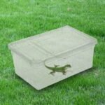 Hypeety Small Reptile Breeding Box for Reptiles Small Snake Small Turtle Spiders Geckos Frogs Breeding Box Case Feeding Hatching Container Small Reptile Tank Terrarium - Image 4