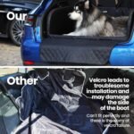 Pecute SUV Cargo Liner for Dogs,Heavy Duty Pet Trunk Liner Cargo Cover with Soft Cushion, Pet Cover Dog Seat Mat SUVs with Bumper Flap Protector，Protector Cargo Mats for Back of SUV - Image 4