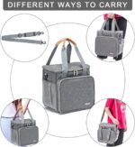 Pet Grooming Bag, Dog Grooming Supplies Organizer Tote Bag, Perfect for Pet Grooming Tool Kit Accessories-Grey - Image 7