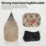 Hay Net,Slow Feed Hag Net Hay Bag Feeder with 1.75"x1.75" Holes for Horses and livestocks,42 Inch,Black - Image 5