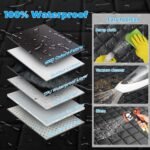 URPOWER XL Dog Back Seat Extender for Crew Cab Truck, Hard Bottom Dog Car Seat Cover Waterproof Dog Car Hammock Pet Backseat Bed, Pet Truck Accessories for F150 / RAM 1500/ Tundra Crew Cab - Image 8