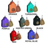 Majestic Ally 1200 D Hay Feeder Tote Bag for Horses, Sheep with Reflective Trim- Reduces Waste - Comes with 36” Hay Net. (Royal Blue) - Image 3